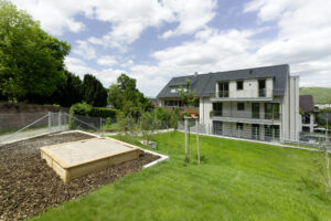 M. BAYER Baukoordination - Neubauprojekt Stuttgart-Wangen - Ansicht vom Garten