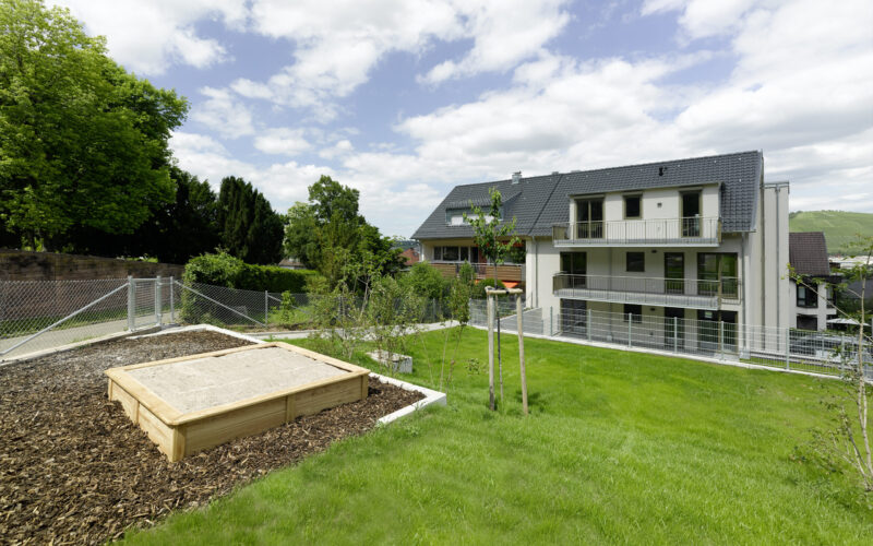 M. BAYER Baukoordination - Neubauprojekt Stuttgart-Wangen - Ansicht vom Garten