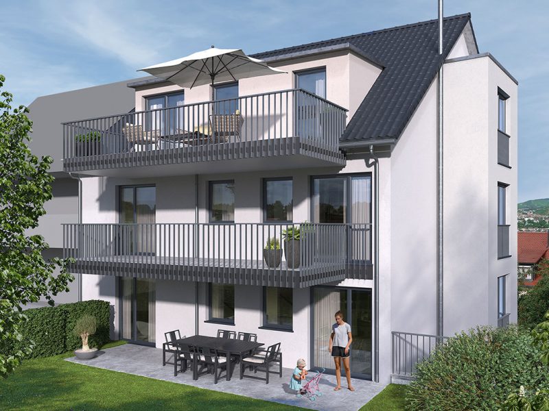 Neubauprojekt Mehrfamilienhaus Eigentumswohnungen Stuttgart