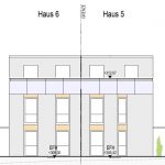 Ansicht Nord Haus 5+6, Neubauprojekt Deizisau Ob der Steige M. Bayer Baukoordination