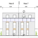 Ansicht Nord Haus 7+8, Neubauprojekt Deizisau Ob der Steige M. Bayer Baukoordination