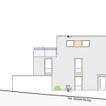 Ansicht Ost Haus 8, Neubauprojekt Deizisau Ob der Steige M. Bayer Baukoordination