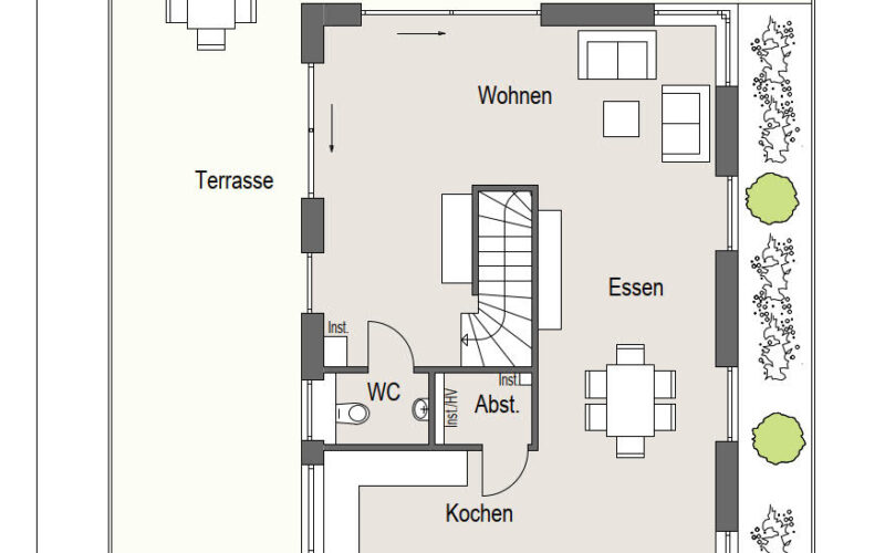 Neubauprojekt Deizisau Dachgeschoss Haus 19