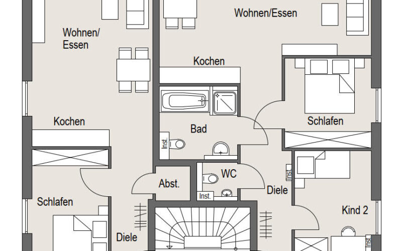 Neubauprojekt Deizisau Erdgeschoss Haus 19