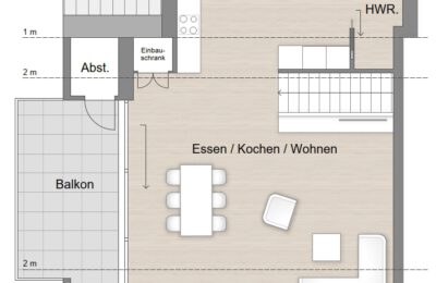 Neubauwohnung Stuttgart Gablenberg M. Bayer Baukoordination Grundriss Wohnung 10