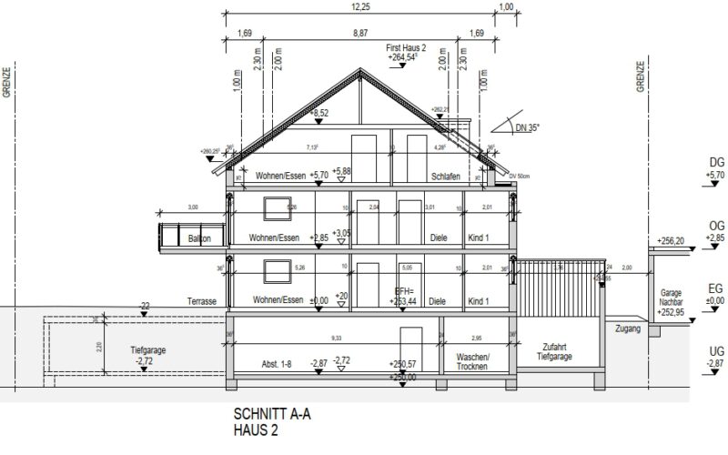 Mehrfamilienhaus mit 8 Neubauwohnungen in Deizisau